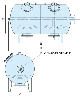 disegno tecnico filtro dual