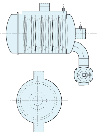 disegno tecnico filtro junior automatico