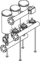 batteria filtri junior 3 pezzi